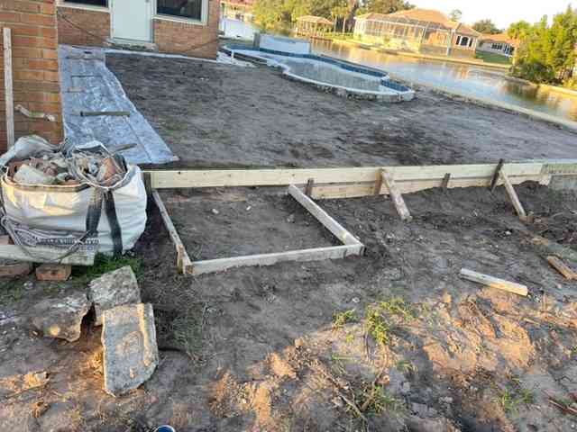 Deck formed and ready for concrete sub deck to be poured.