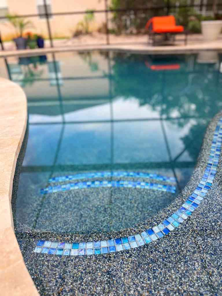 Freeform custom pool build in Palm Coast