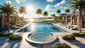 materials for luxurious inground swimming pool