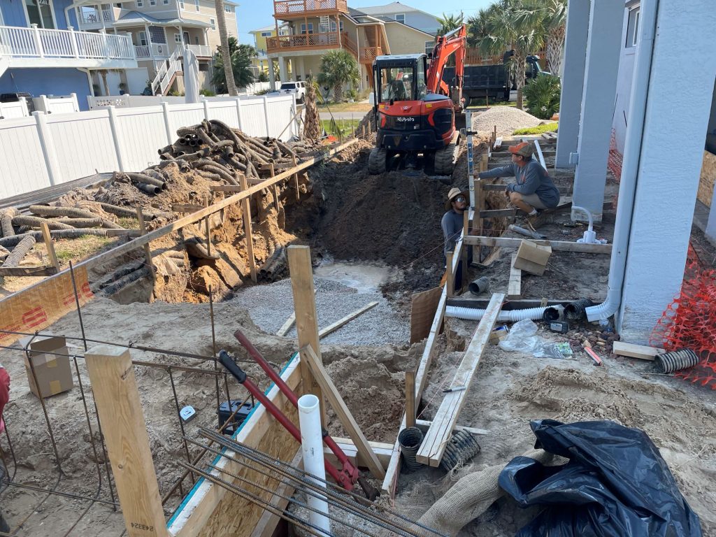 pool excavation