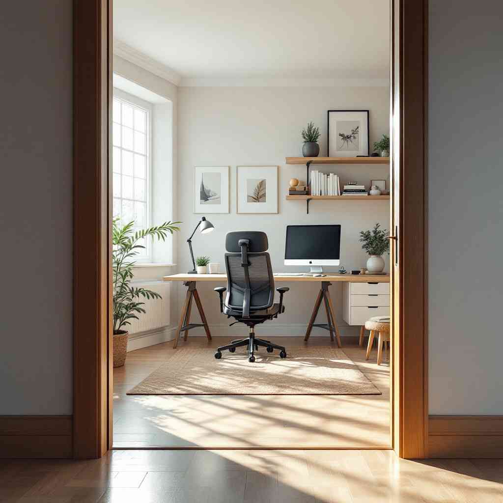 An office space added to a home in Sarasota