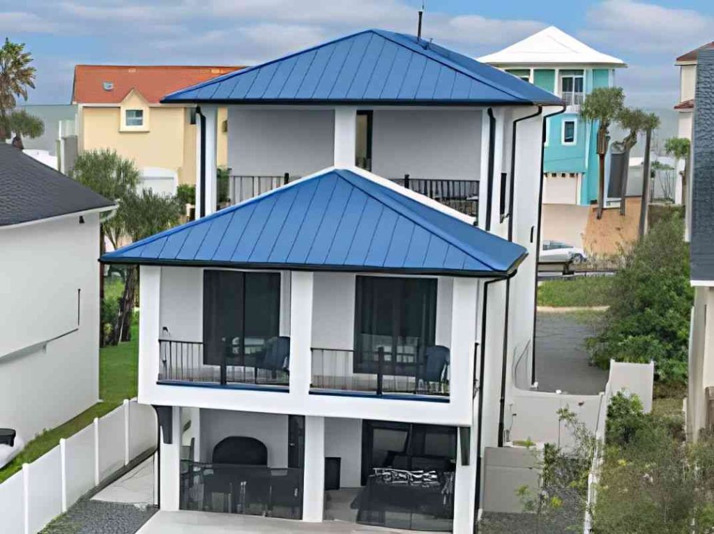 Flagler Beach new home construction metal roof installation