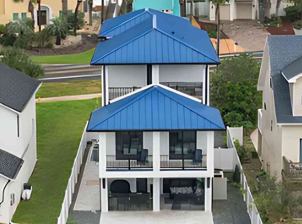 Flagler Beach new home construction metal roof installation