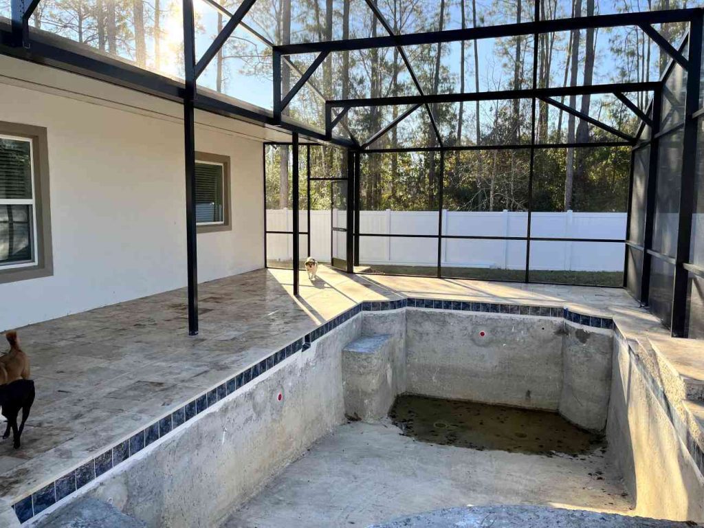 pool screen enclosure installation